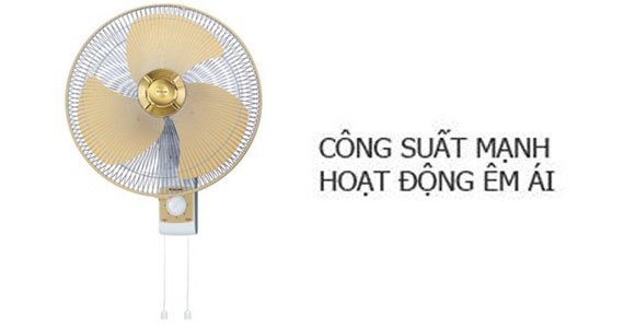 Quạt treo Panasonic F-409U hoạt động với công suất 51.9W